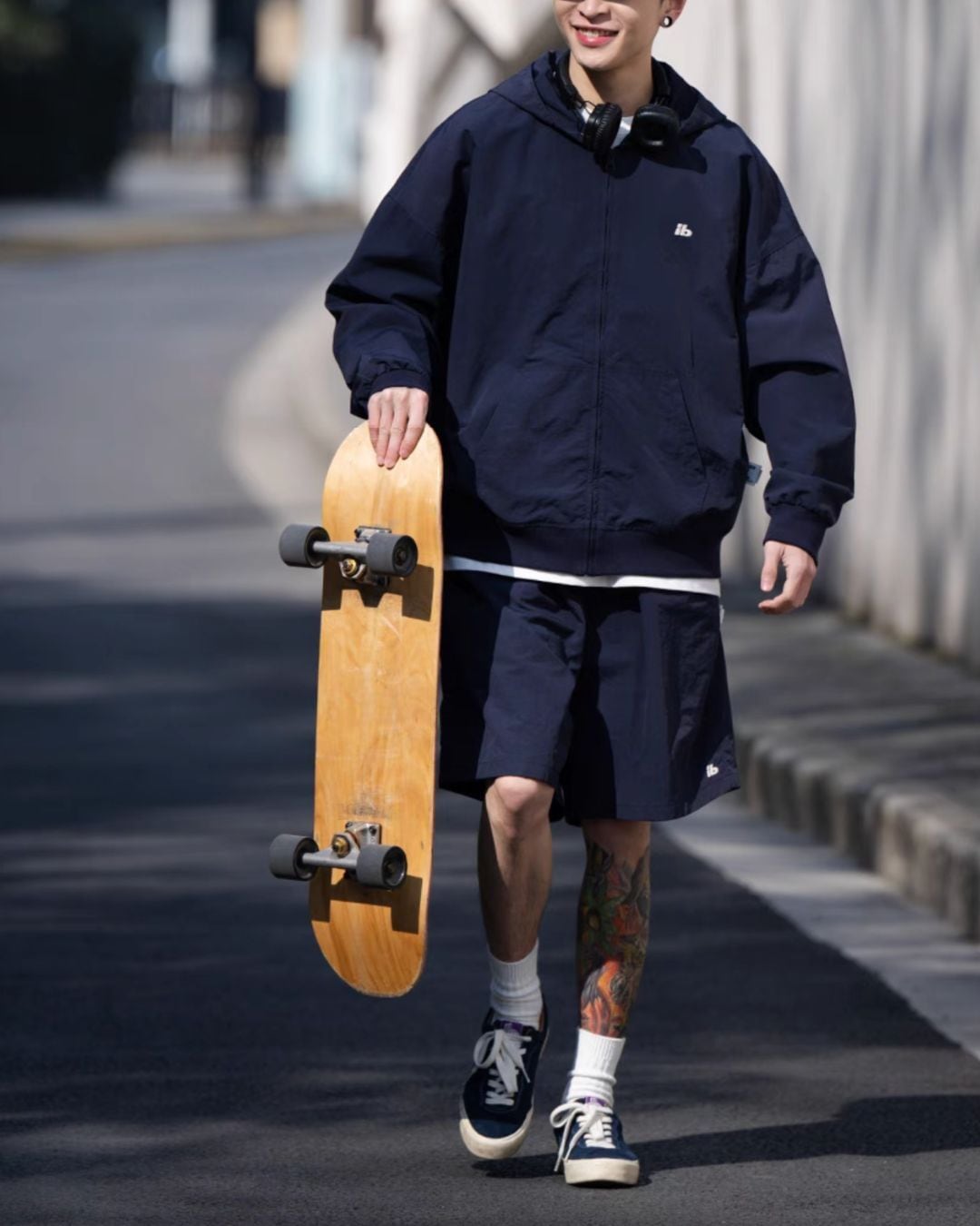ナイロンセットアップショーツ / KN110 | KEON (keon.fashionstore)