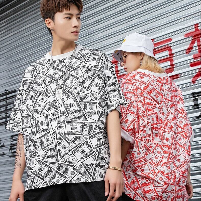 全2色 Tシャツ カットソー プリント カジュアル ユニセックス