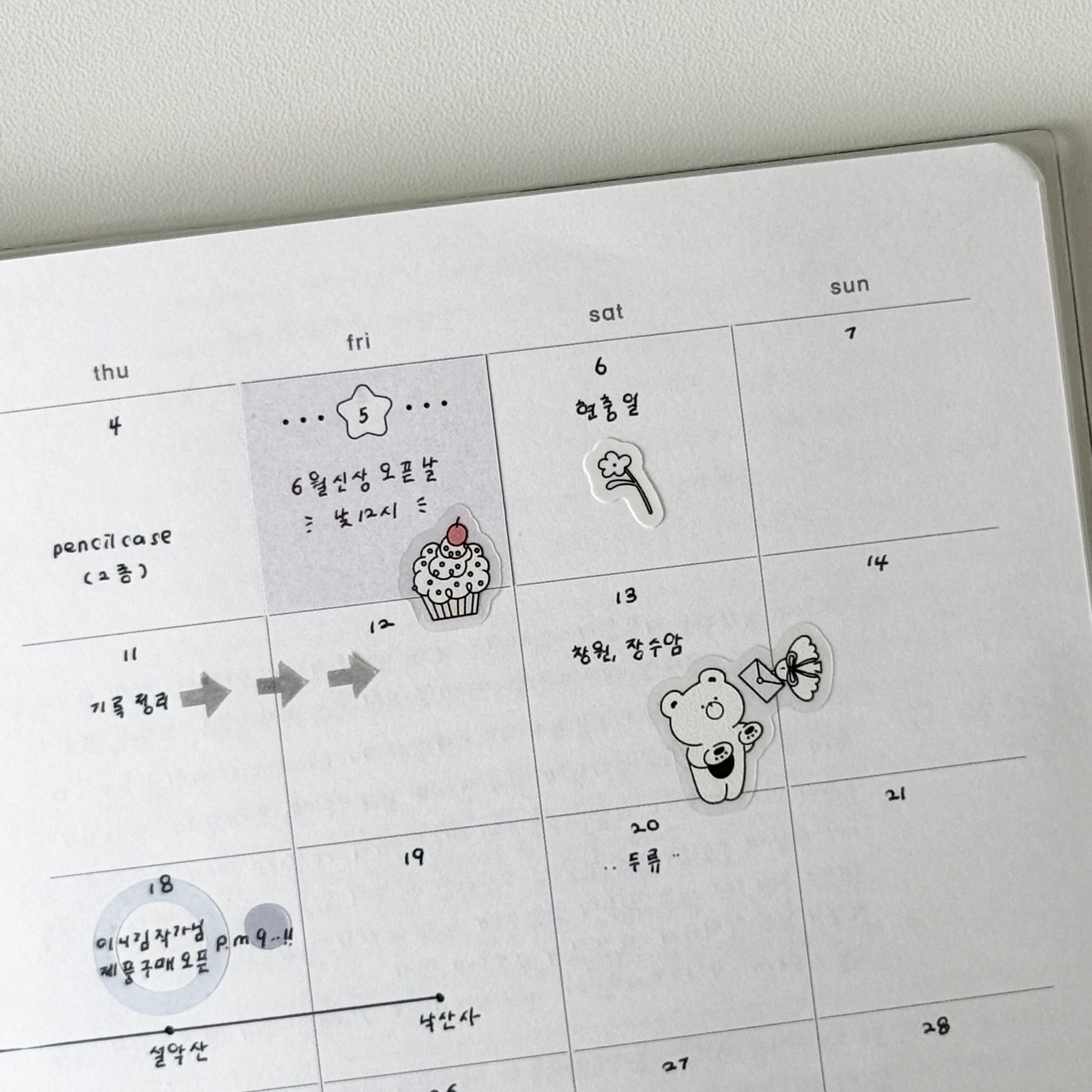 ★新作予約 papeterie.atelier 〔PAPE 5周年ステッカー〕