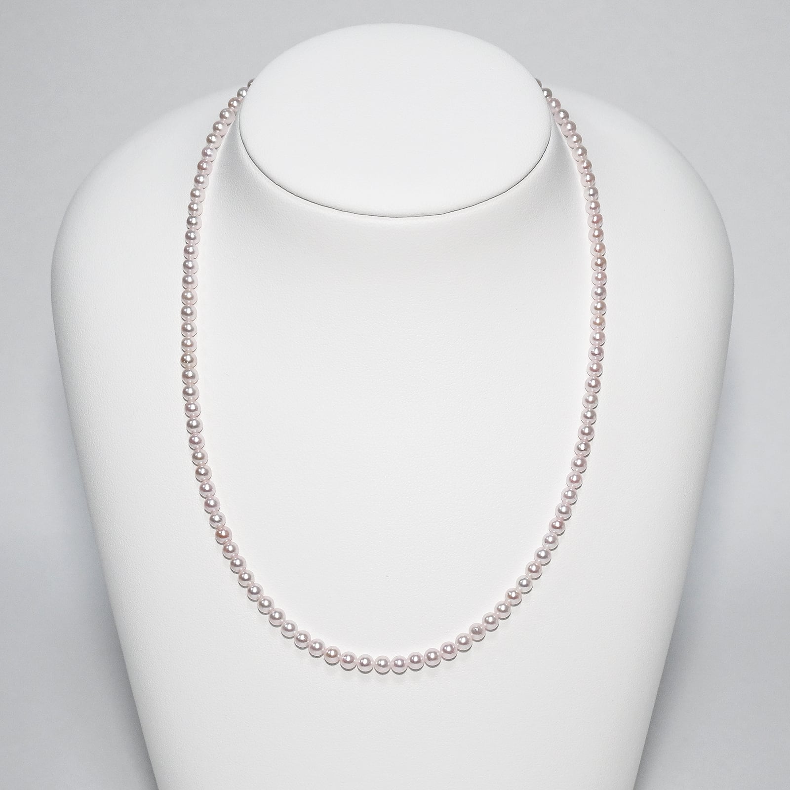 浜幸パール　K18真珠ネックレス 7.5-8.0mm ダイヤモンド0.02CT 6e85b61eb4ebbdeabc6980e61c27d9
