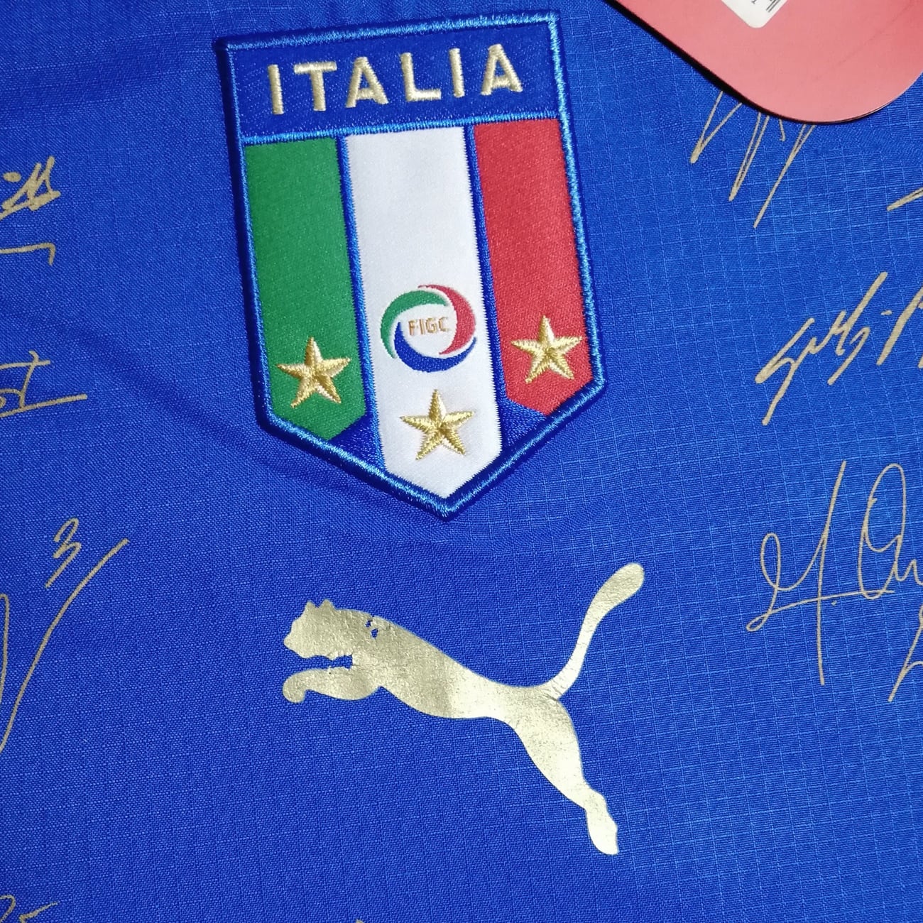 イタリア代表 2006 Puma ホーム半袖 06W杯優勝記念モデル #10 イタリア代表 2006 Puma ホーム半袖 06W杯優勝記念モデル #10
