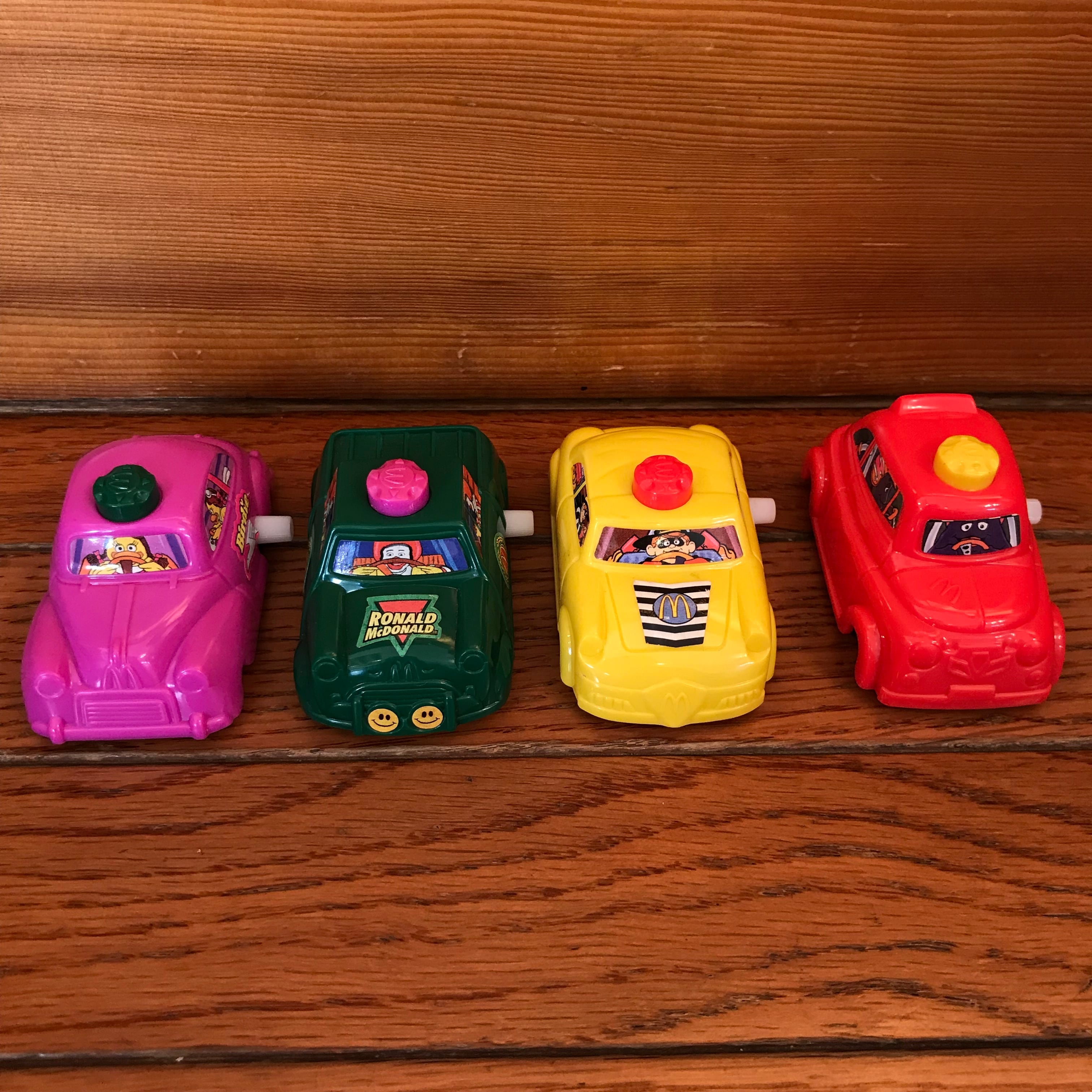 96’ マクドナルドトイ 『スーパーシフターズ』シリーズ全4種類コンプリートセット ヴィンテージのハッピーセットおもちゃ ミールトイ