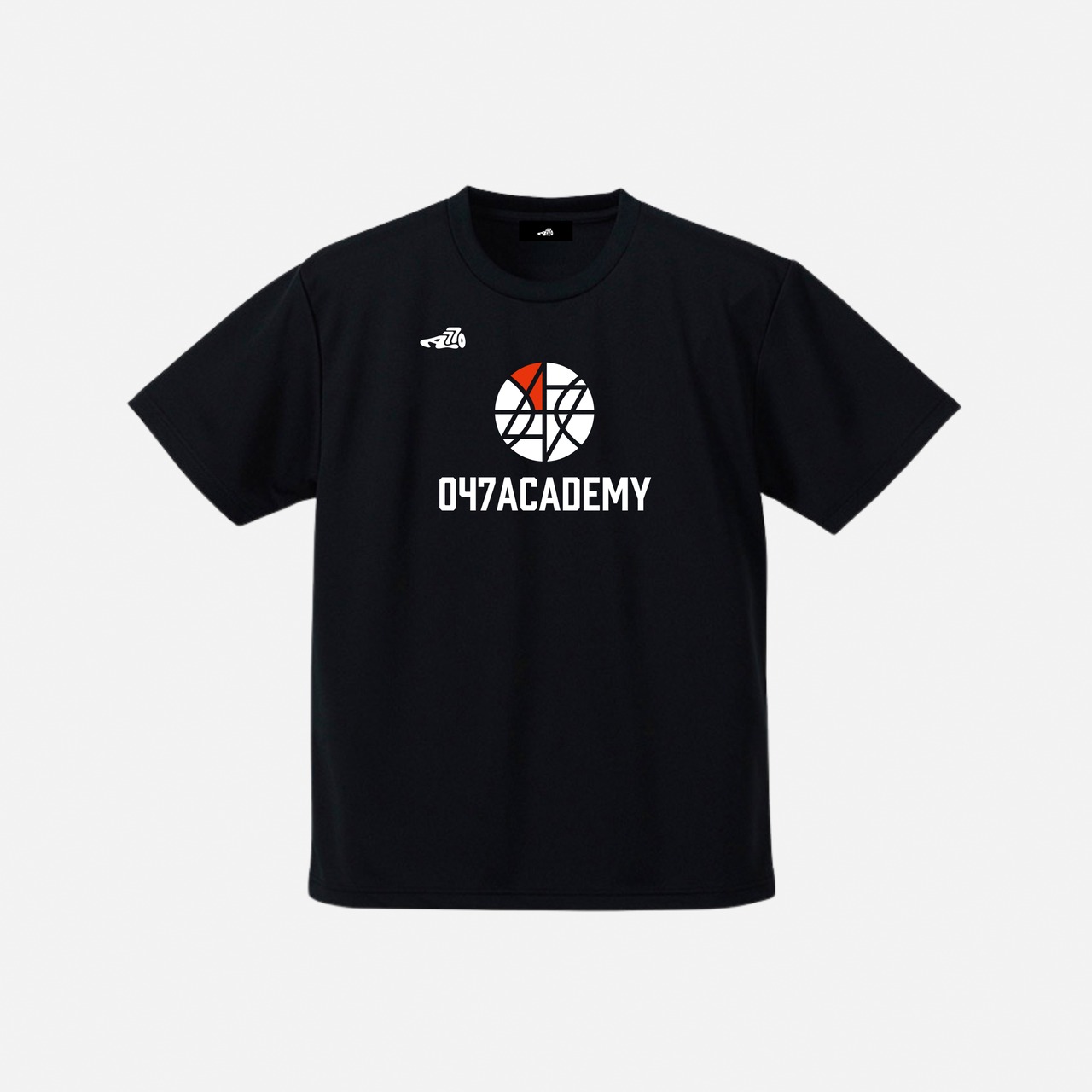 047academy Tee - black/red