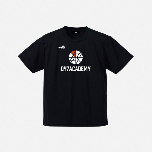047academy Tee - black/red