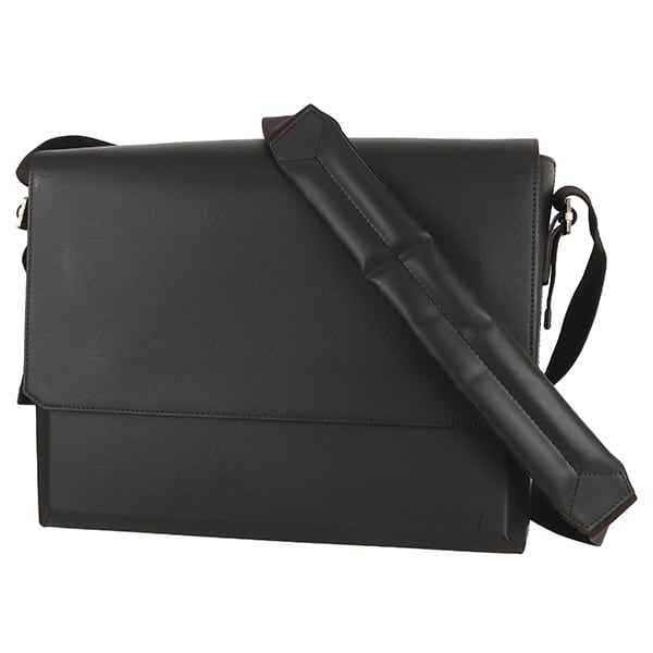 Used LOUIS VUITTON ルイヴィトン ショルダーバッグ フォンジー モノグラムグラセ カフェ クロスボディバッグ メッセンジャーバッグ 中古