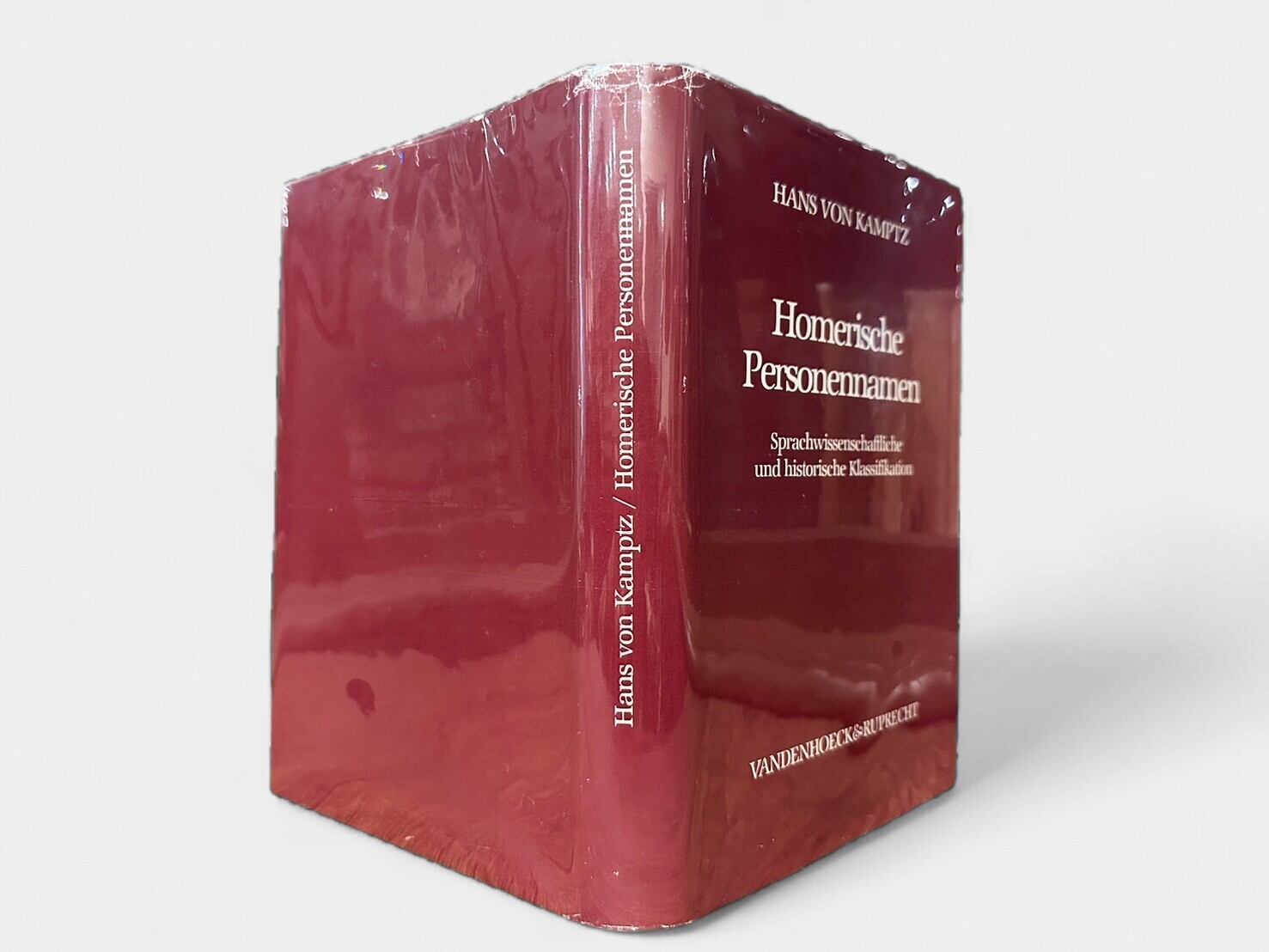 【SN017】Homerische Personennamen Sprachwissenschaftliche und historische Klassifikation(1982) /Hans von Kamptz