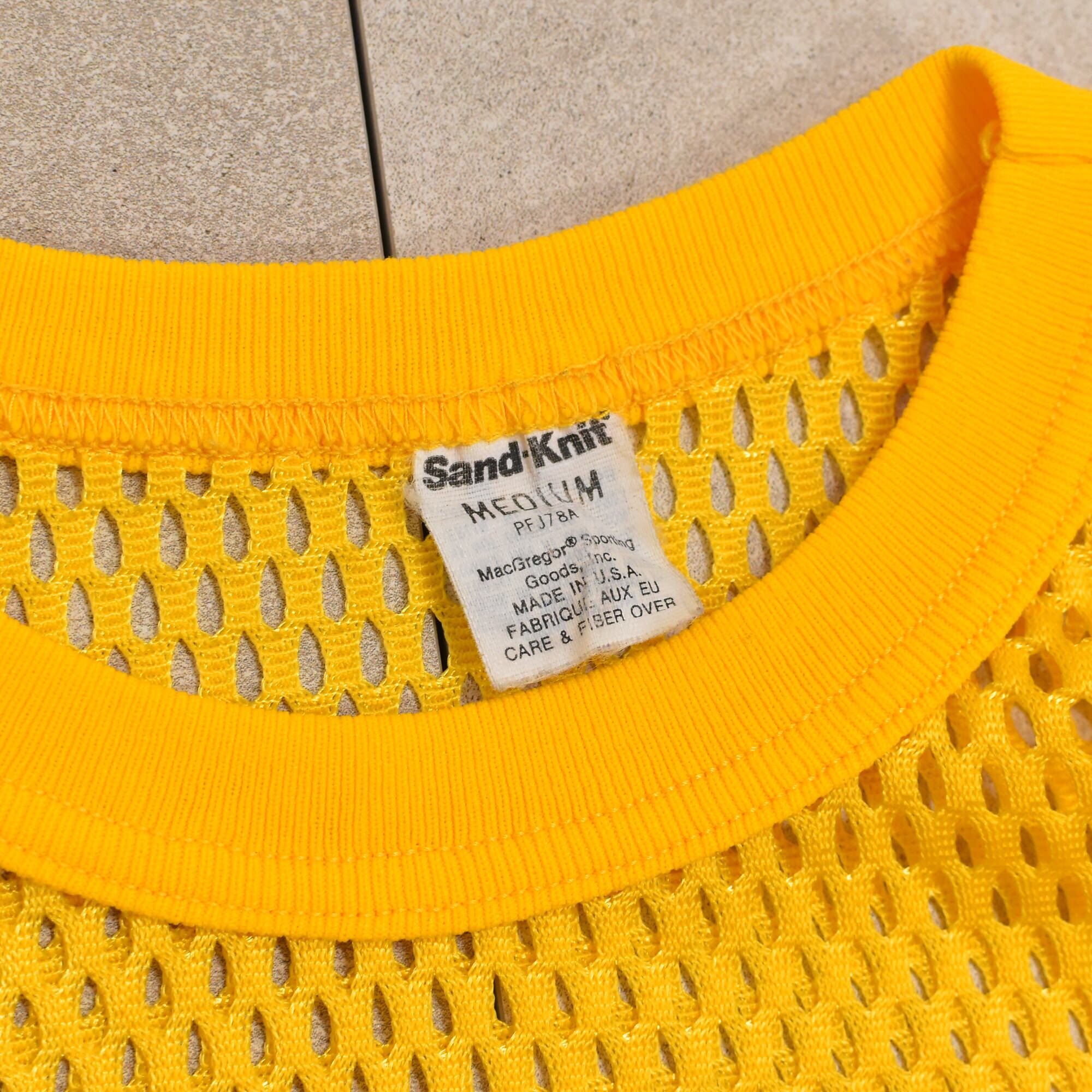 90s made in France border knit sweater