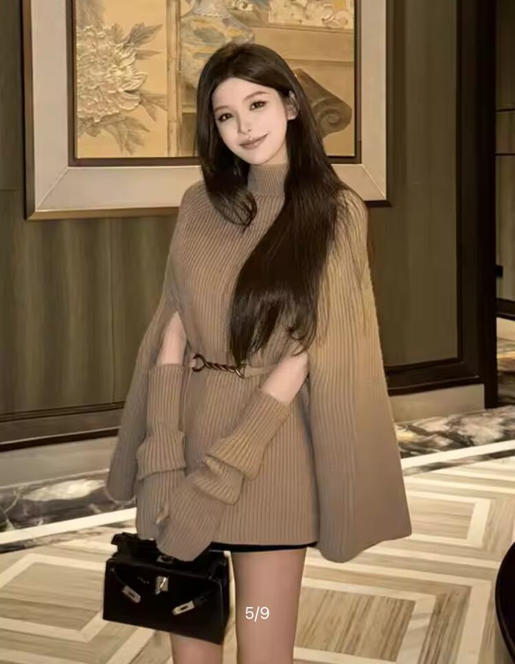 アームウォーマーポンチョニット | Luna Luce kobe-toawest