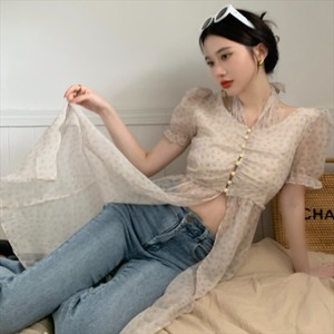 【送料無料】カーディガン ロング 夏 半袖 透け感 フェミニン 花柄 リボン ガーリー系 レディースファッション 可愛い 10代 20代 お出かけ 女子会 デイリーユース お茶会 お呼ばれ こなれ感 体系カバー プチプライス