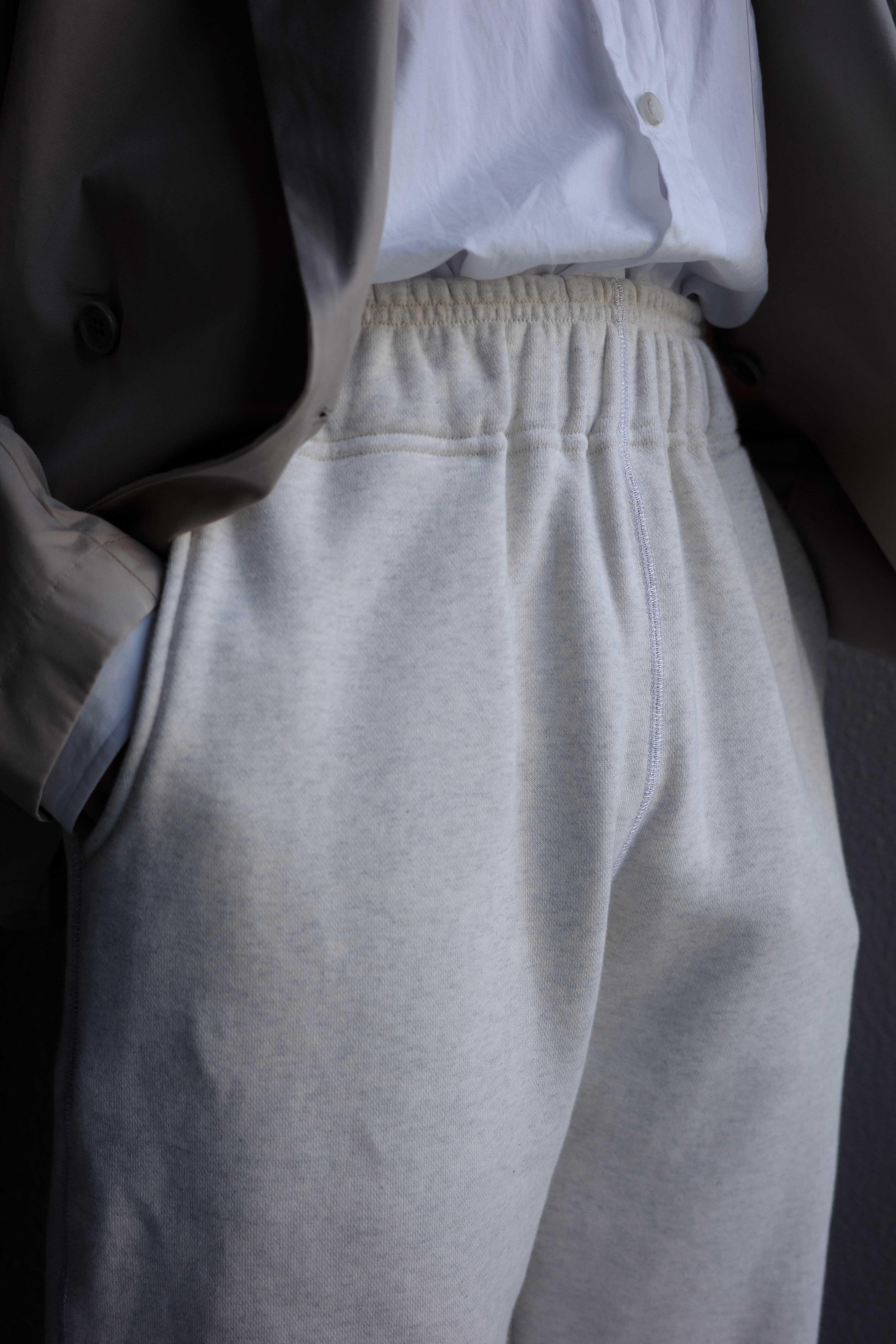 OLD FOLK HOUSE【Jewelry Sweat Pants -Heather Gray-】 | lloomm
