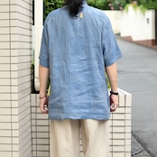 design iridescence shirt blue