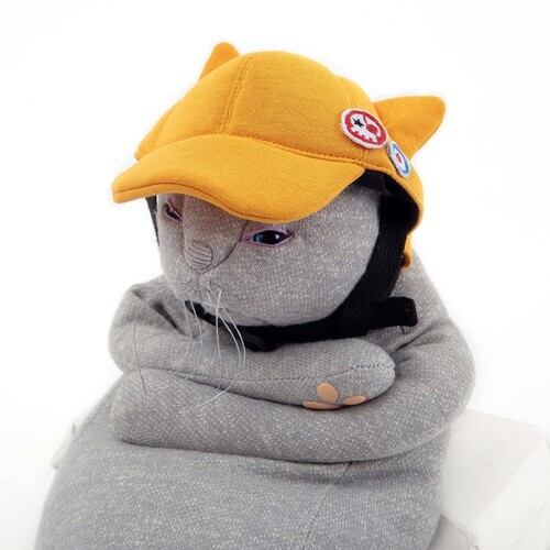 Evangelion Pets ペット 用 アスカキャップ Yellow Gnocco