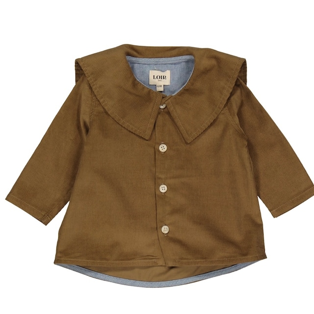 LOIR/Kid - Shirt Lorette - Brown Velvet