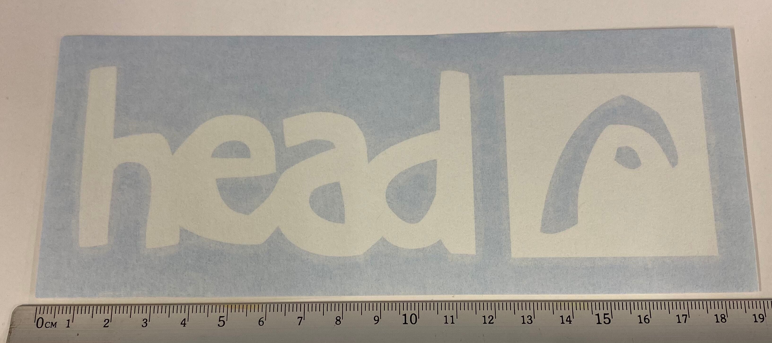 head カッティングステッカー ホワイト
