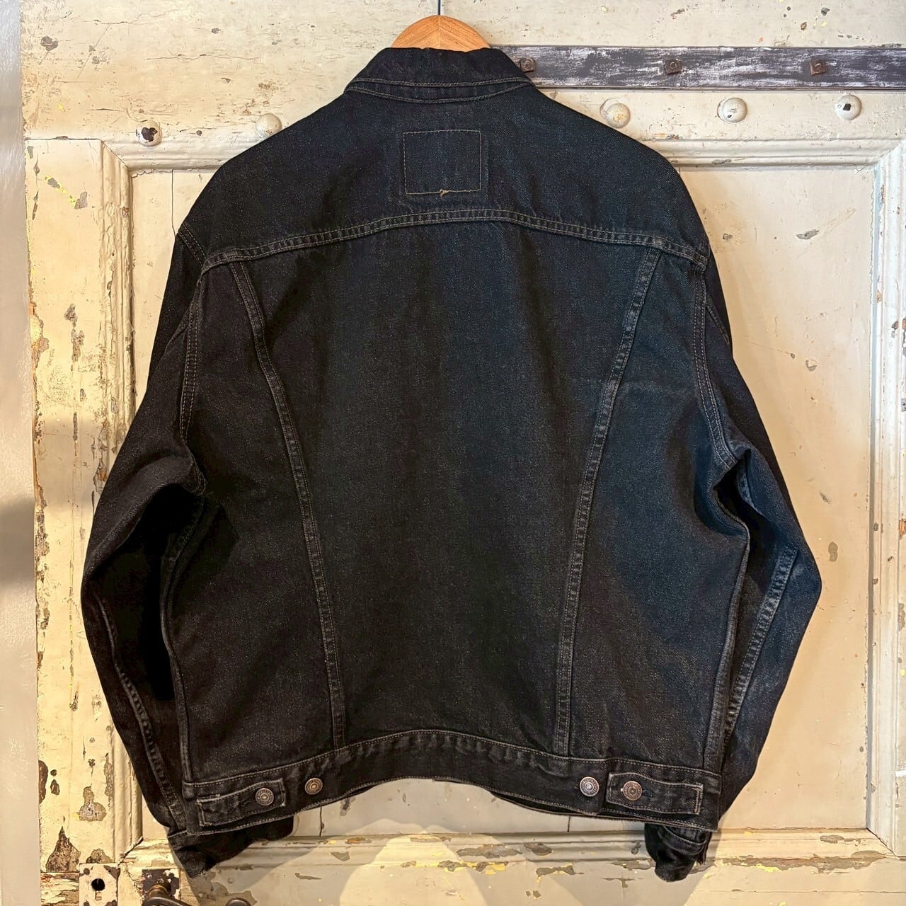 90's Levi's 先染め ブラック Gジャン ユーロリーバイス 70503-02