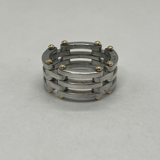 ティファニー TIFFANY ゲートリング 19号 SV YG コンビ 希少