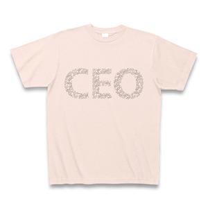 ABC CEO 最高経営責任者的TシャツA（ライトピンク）