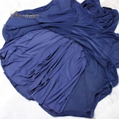 社交ダンス 衣装 スタンダード ドレス ワンピース レッスンウェア パーティドレス レディース ネイビー系 紺 Fantasy ファンタジー 無地 大人 ネイビー 成人用 エレガント フォーマル ドレスアップ 演出 シンプル 高品質 ポリエステル製 伸縮性 結婚式 2次会 発表会 ステージ衣装 体型カバー ルームウェア スタイルアップ