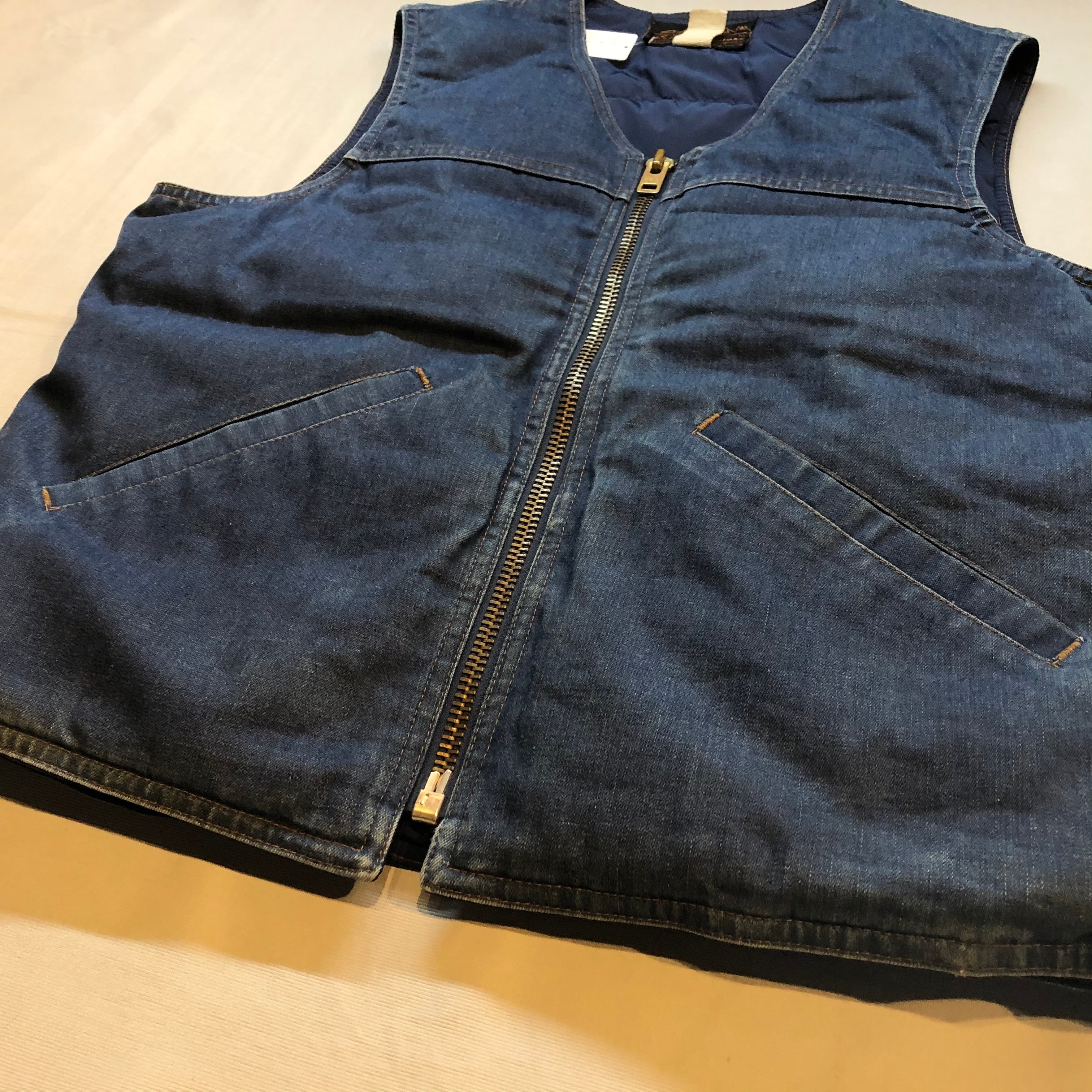 70〜80's Eddie Bauer Denim Down Vest | aeugo