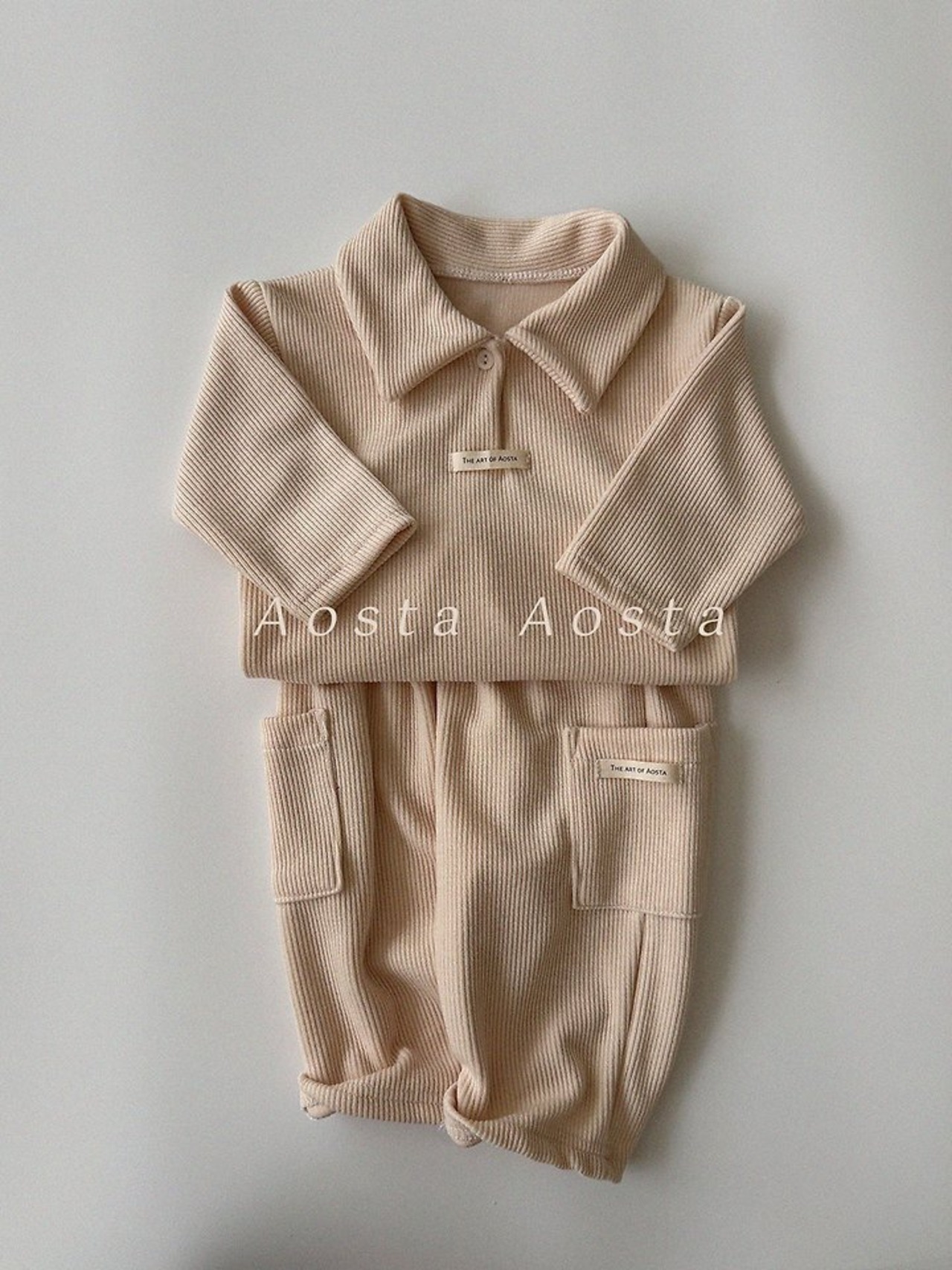 【取寄】Aosta  モルモルカラーTシャツ｜秋服｜韓国子供服｜26/AT