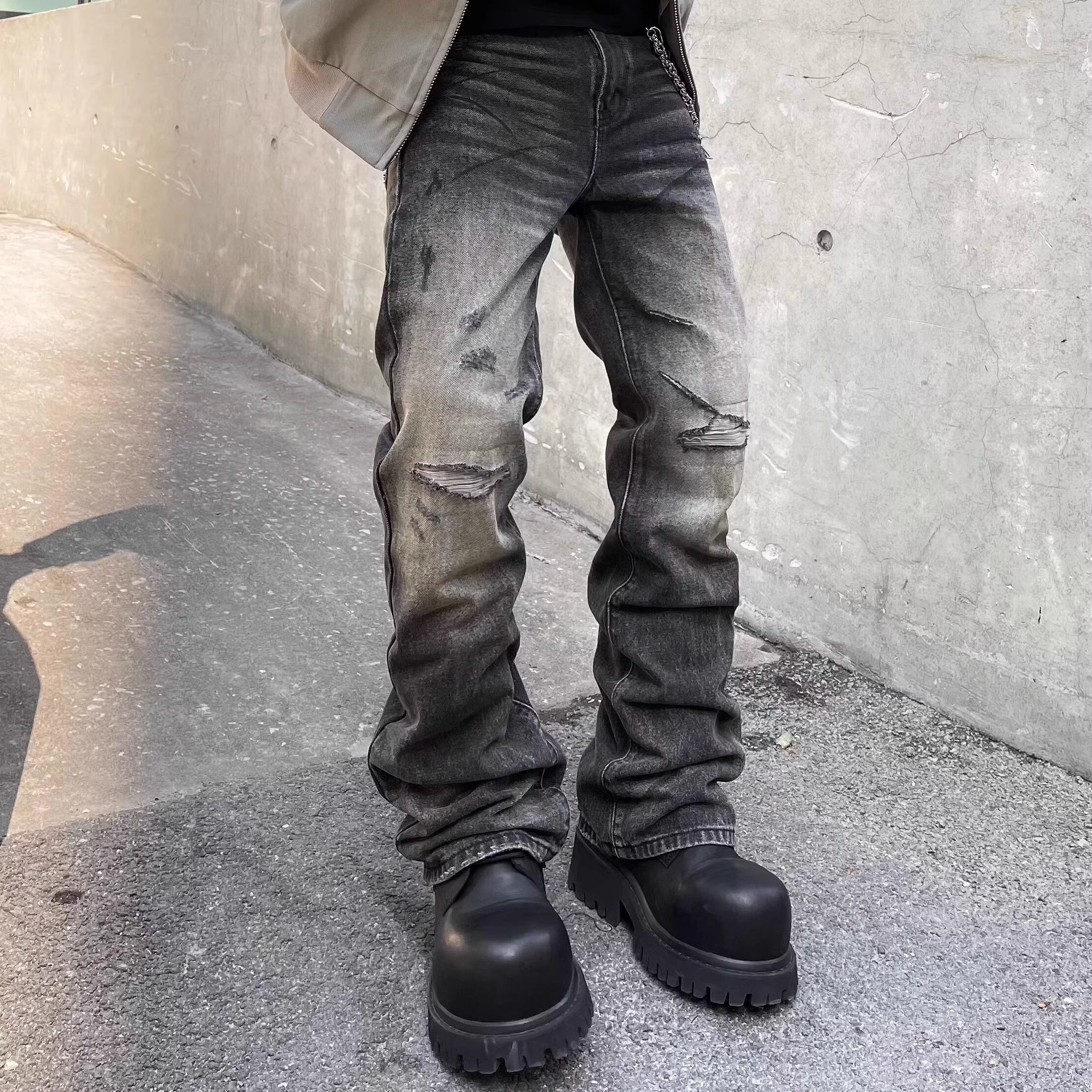 90s USA製 カーハート オーバーオール ブラック キルティング 90s USA