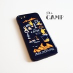 CAMP スマホケース ネイビー