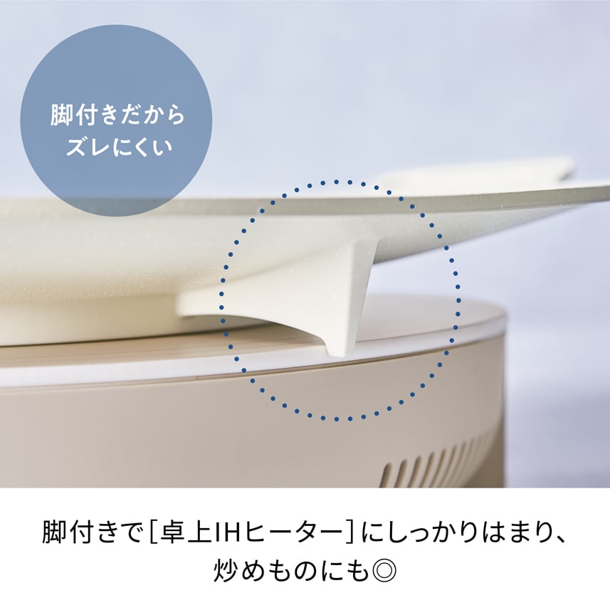 ノベルティ付き】レコルト 卓上IHクッキンググリドル ／ グレー RIH-1