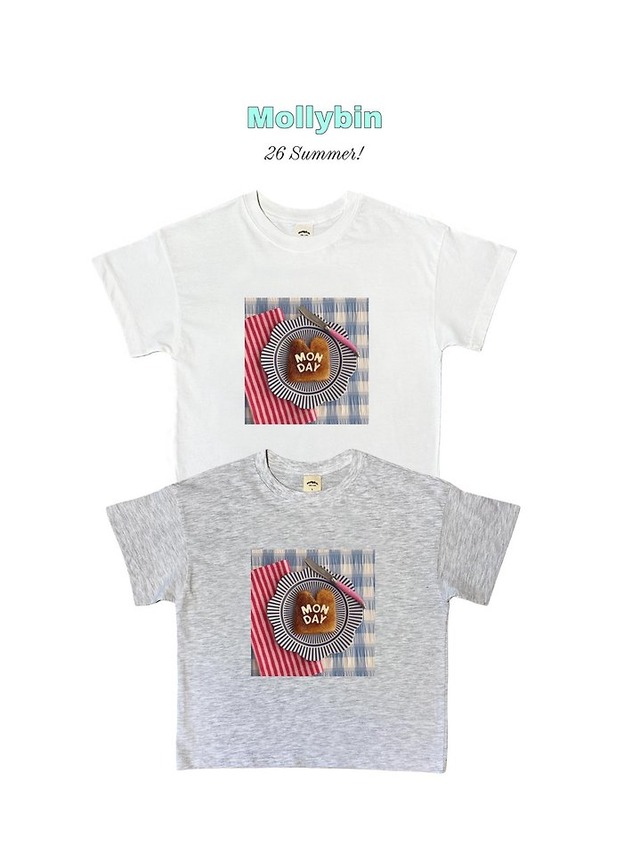 【取寄】mollybin｜monday tee (mom)｜マンデーT（ママ）｜FREE｜adult｜26 summer