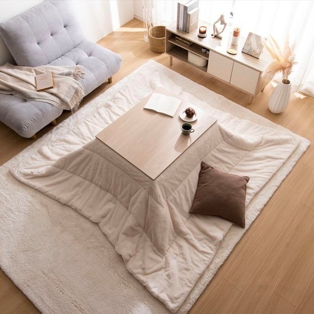 【正方形:190cm×190cm】 リバーシブルファーこたつ布団