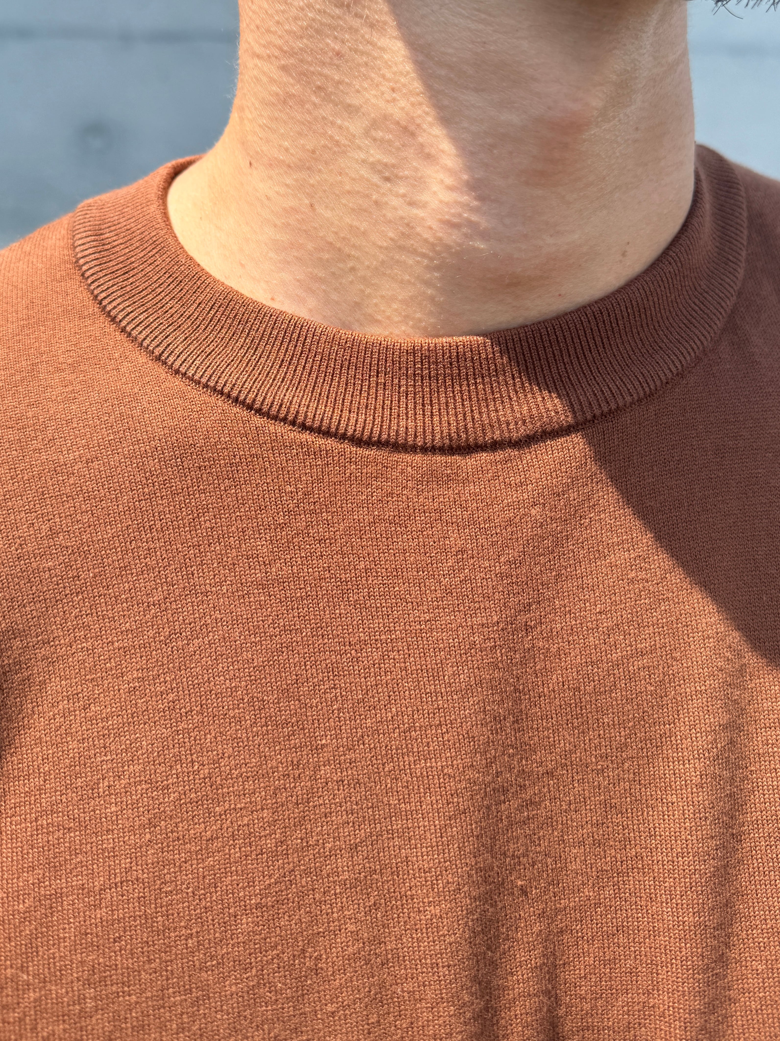 HYKE サマーニット　2018SS  未使用品　茶色 サマーニットTシャツ | Wide Range