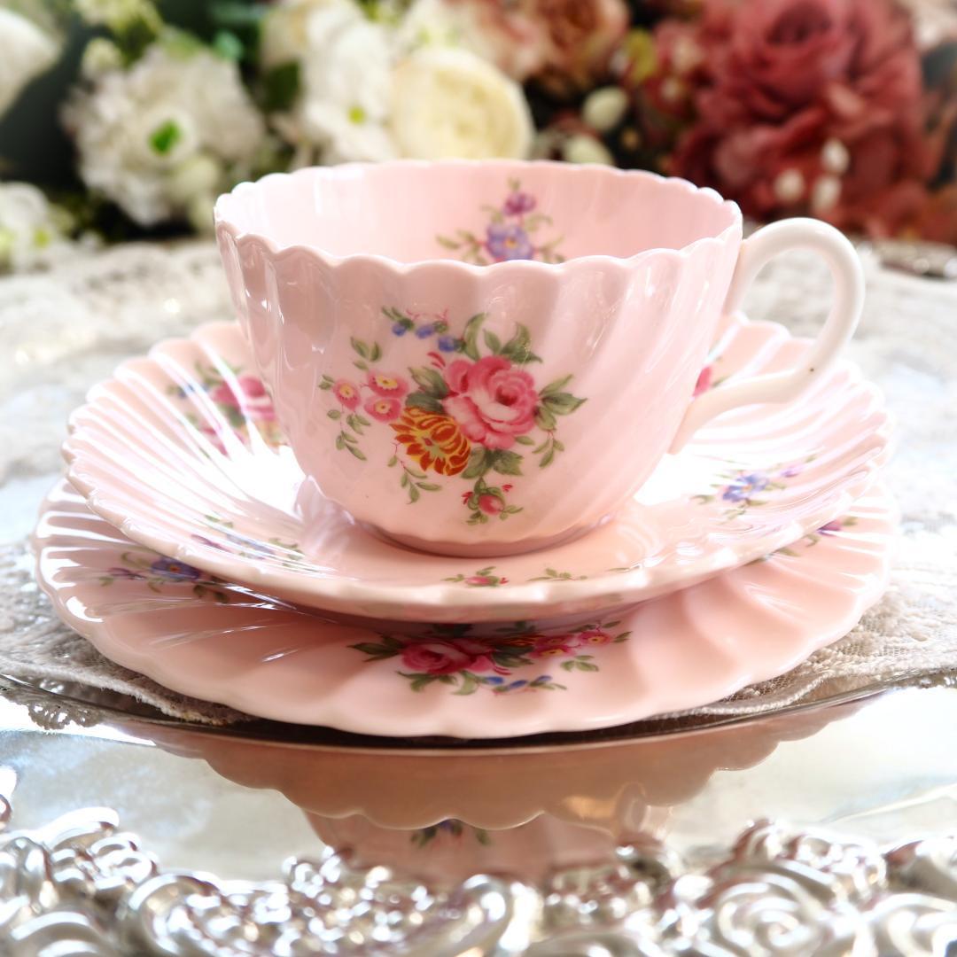 箱付き 英国製 ロイヤルアルバートpink brocade 6客 【公式通販】