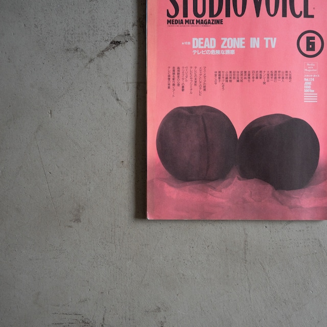 "STUDIO VOICE vol.174" '90s vintage Magazine book