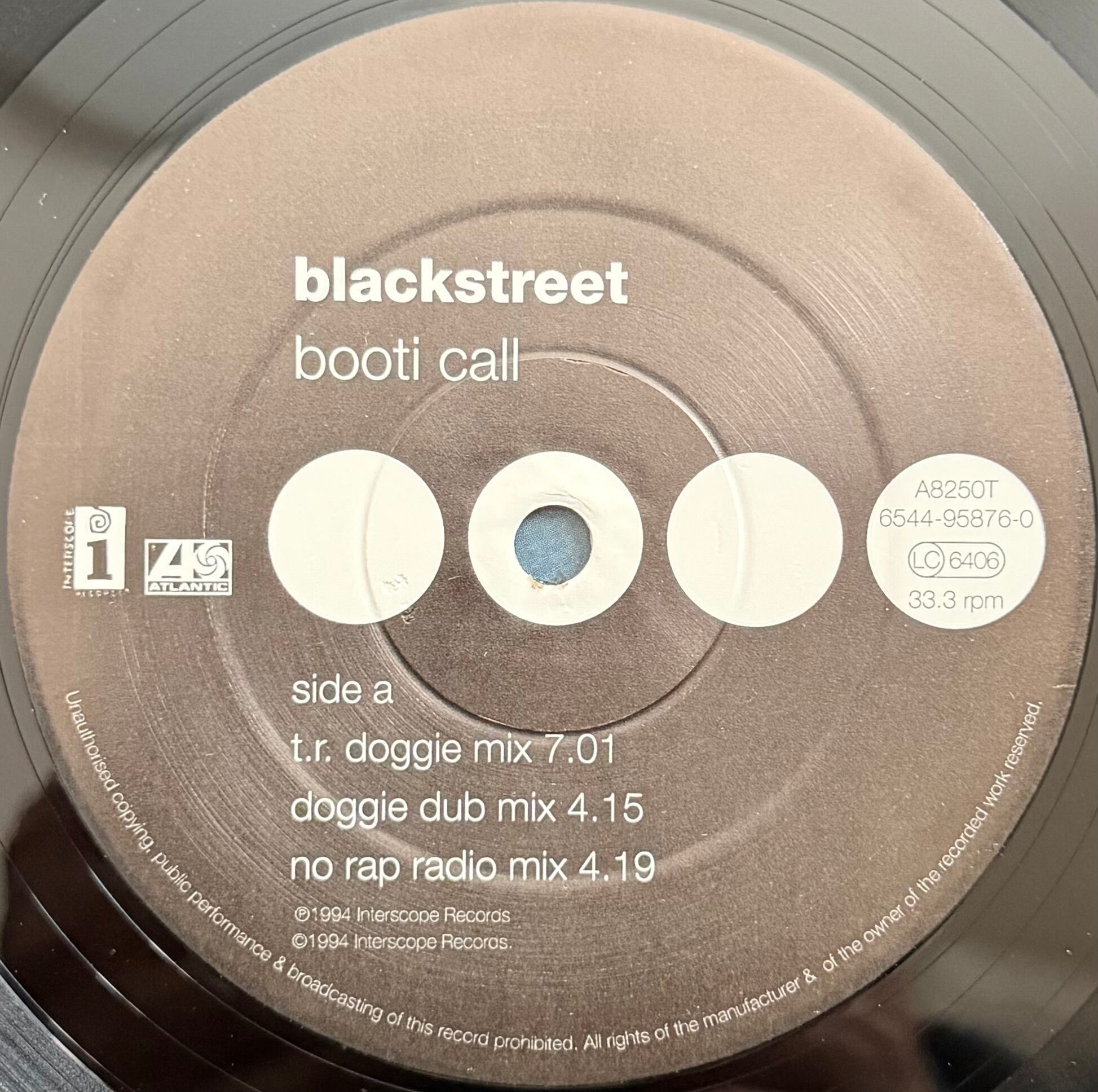 1994] Blackstreet – Booti Call [Atlantic / Interscope Records