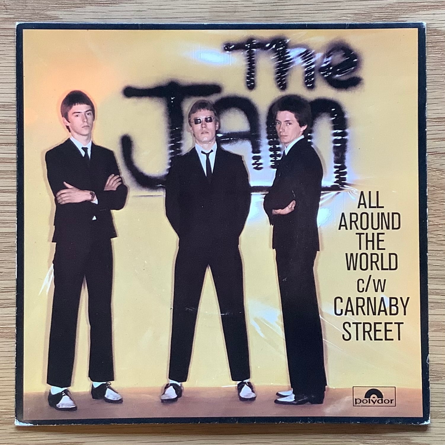 【当時物】財団法人 じゃがたら ラストインパリ オリジナル盤シングル レコード THE JAM / A: ALL AROUND THE WORLD / B: CARNABY STREET | Plastic