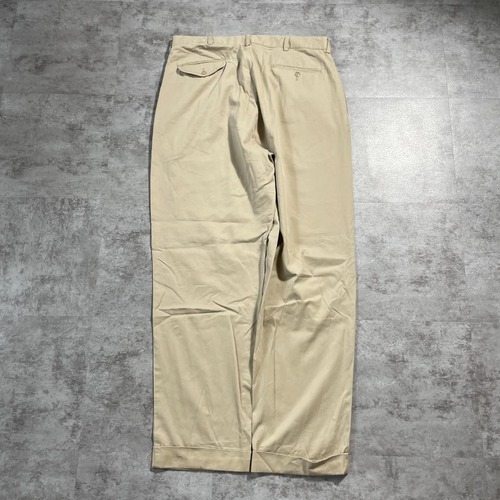 90-00s Ralph Lauren 36/32 ベージュチノパンツ 詳細写真3