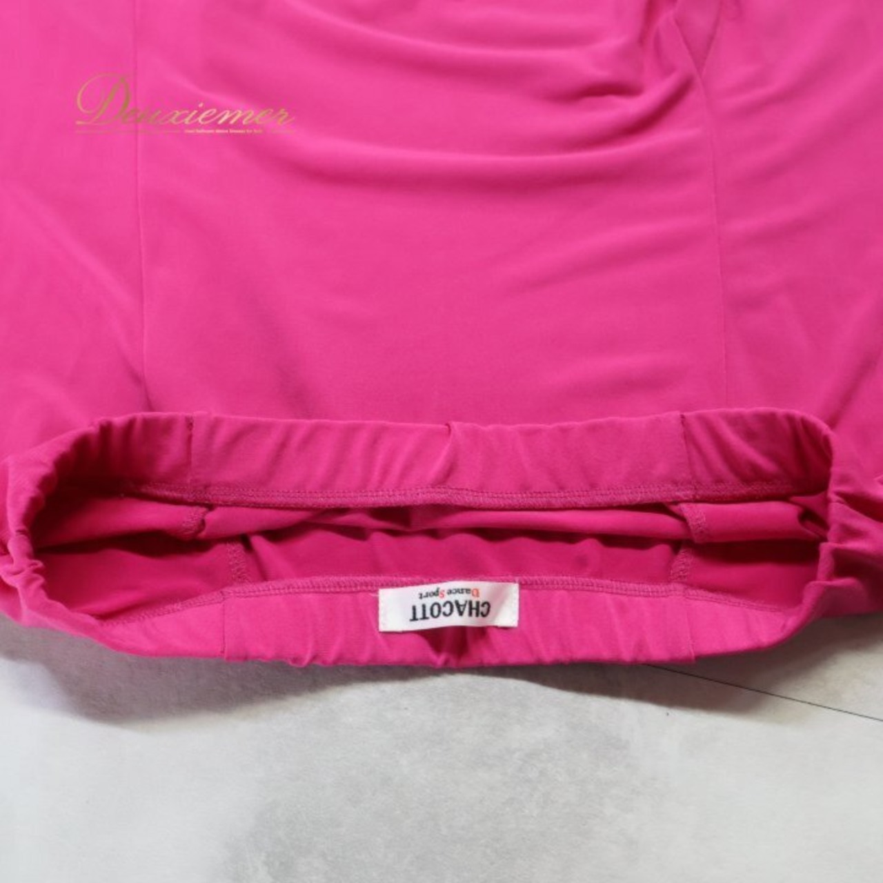 社交ダンス 衣装 スカート ピンク系 チャコット Chacott 無地 シンプル 練習 レッスン 鮮やか 練習 レッスン 日本製 ラテン スタンダード スリット かわいい 上品 ダンス衣装 イベント ステージ パーティー