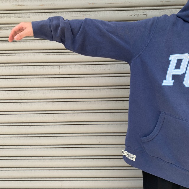 ラルフローレン POLOロゴスウェットパーカー ポニーマーク ネイビー XL