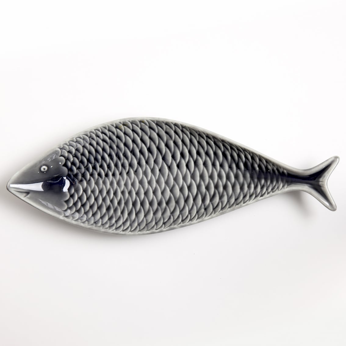 Gustavsberg Fish plate gray small