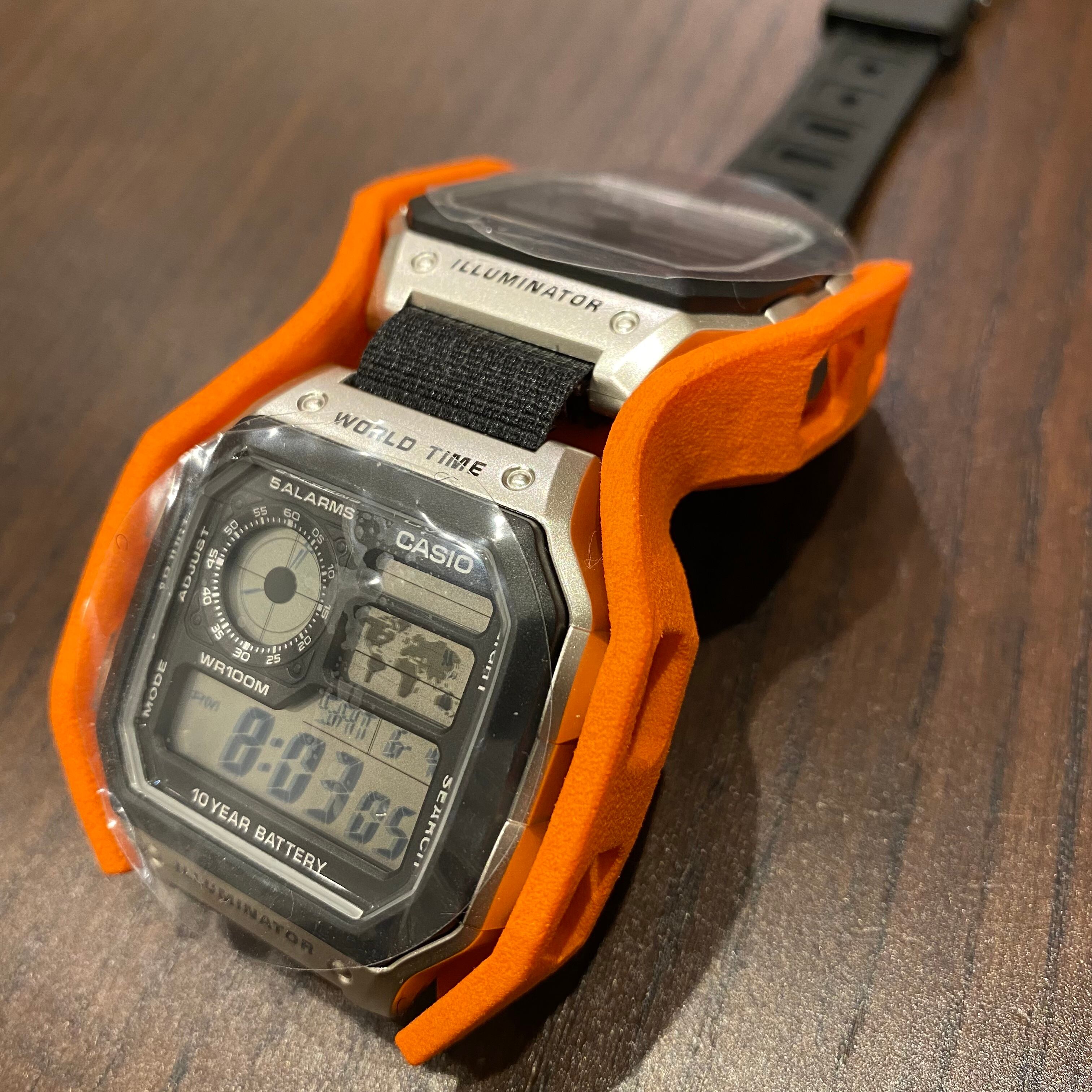 CASIO AE-1200 ”alien” twin custom (very large item) | Pay ID