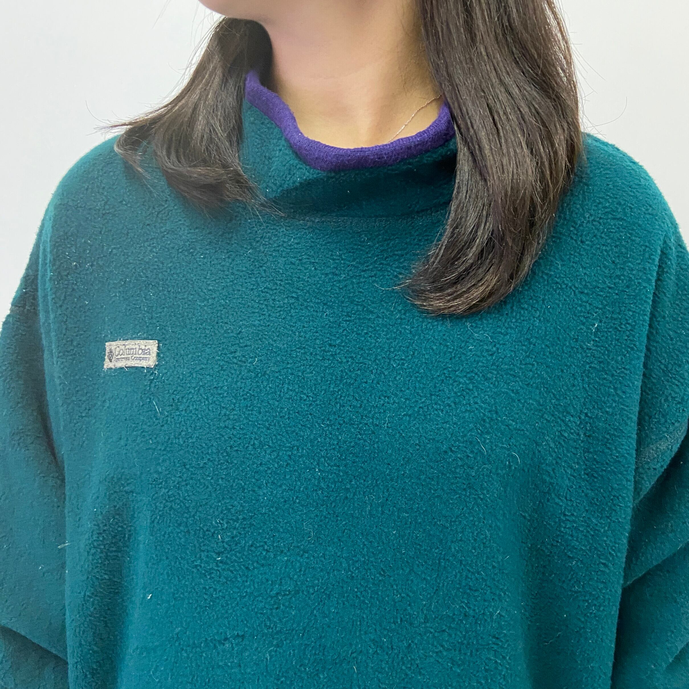 90年代 USA製 Columbia コロンビア フリースジャケット メンズL 古着