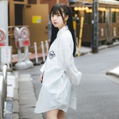 【TRAVAS TOKYO】バルーン袖ネクタイ付きシャツ