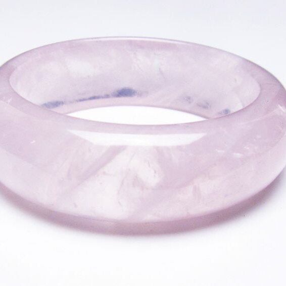 ローズクォーツ バングル 一点物 メール便可 [M便 1/10] 111-37096