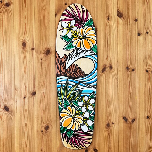 Skateboard Deck（Hibiscus Wave）