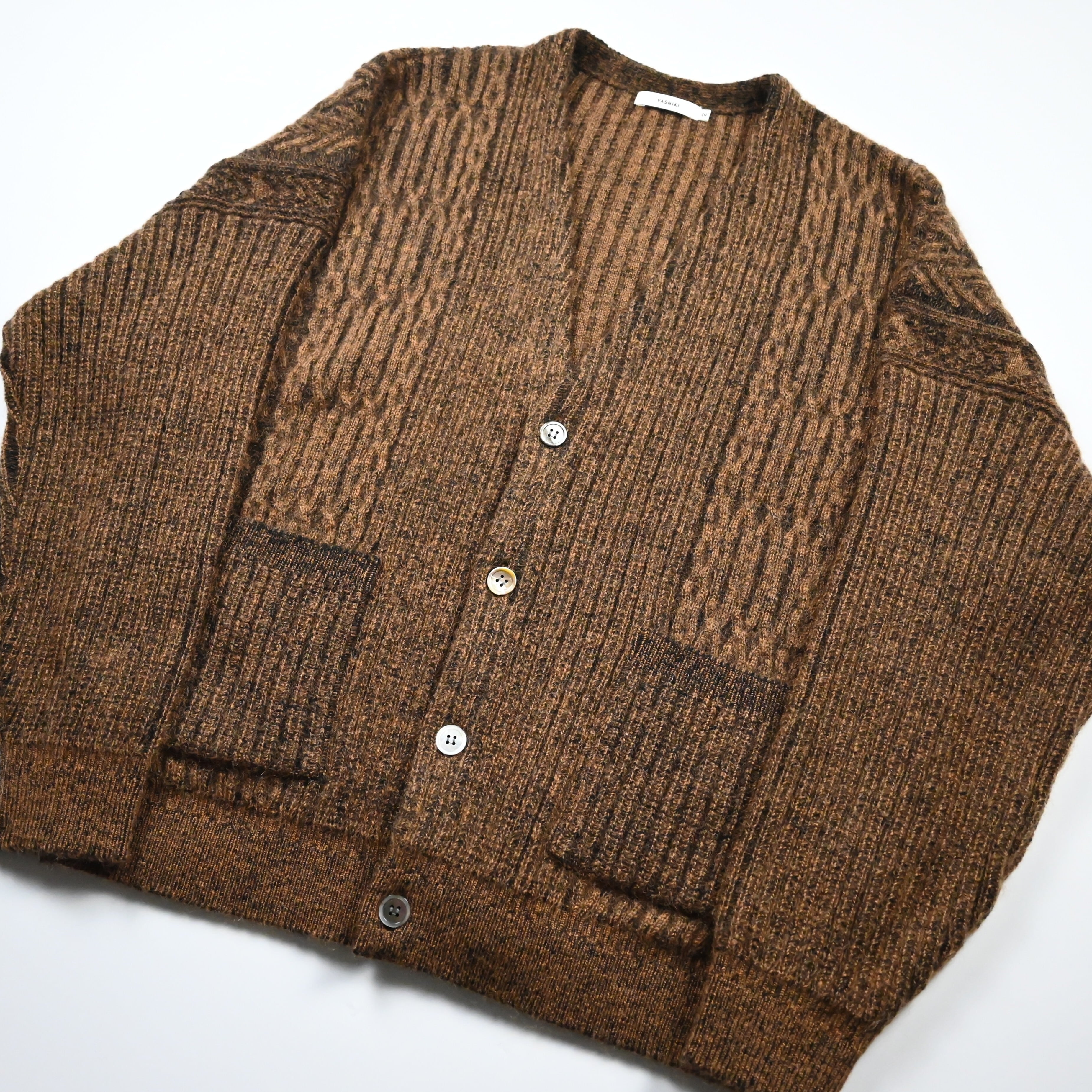 YASHIKI / Sekkei mohair Cardigan | GANKO