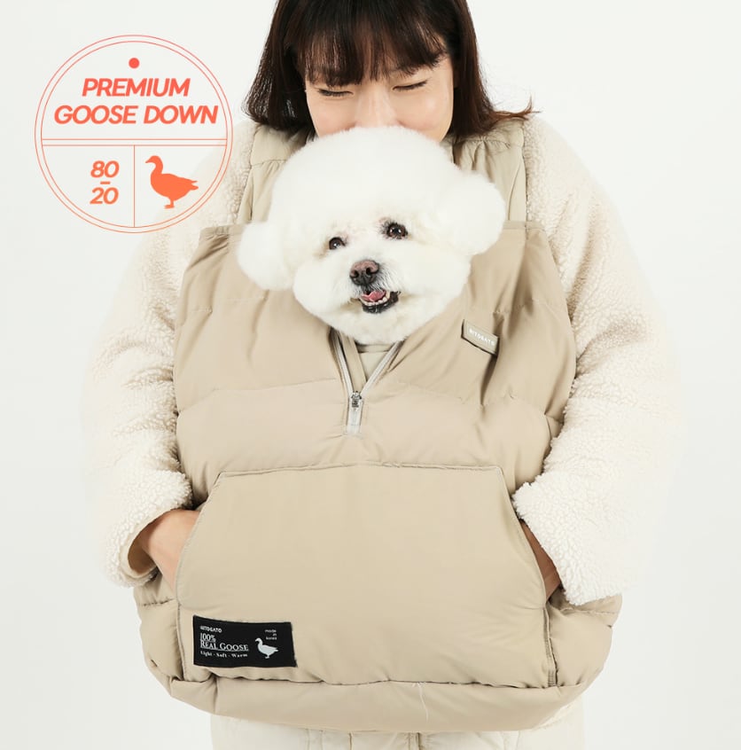 予約【ritogato】Coose Down Cover Bag (Beige)