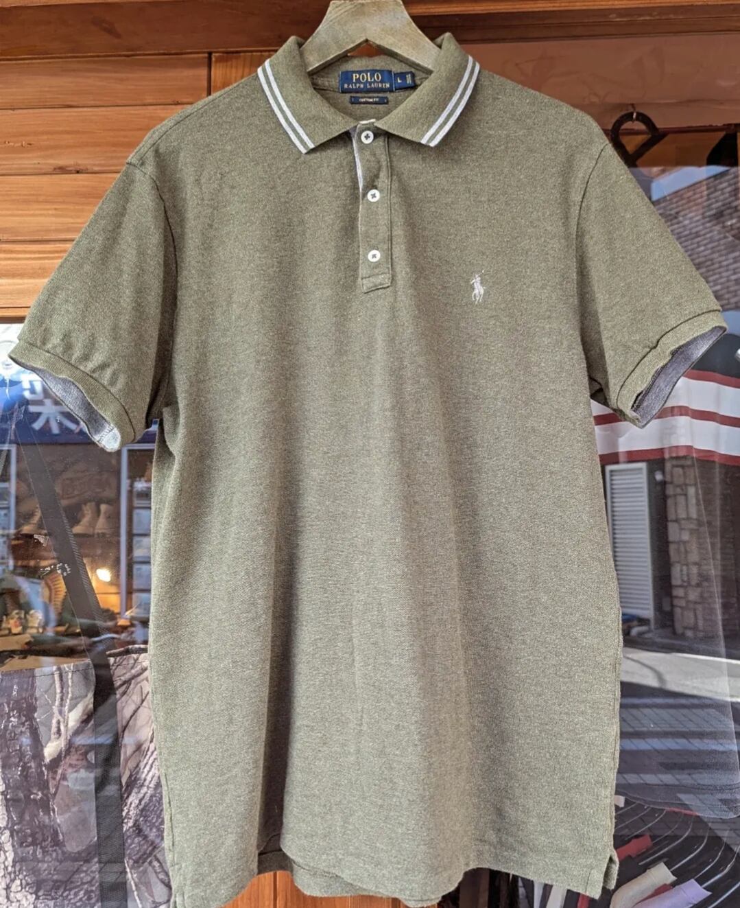 ralph lauren " custom fit " polo shirt 小岩店