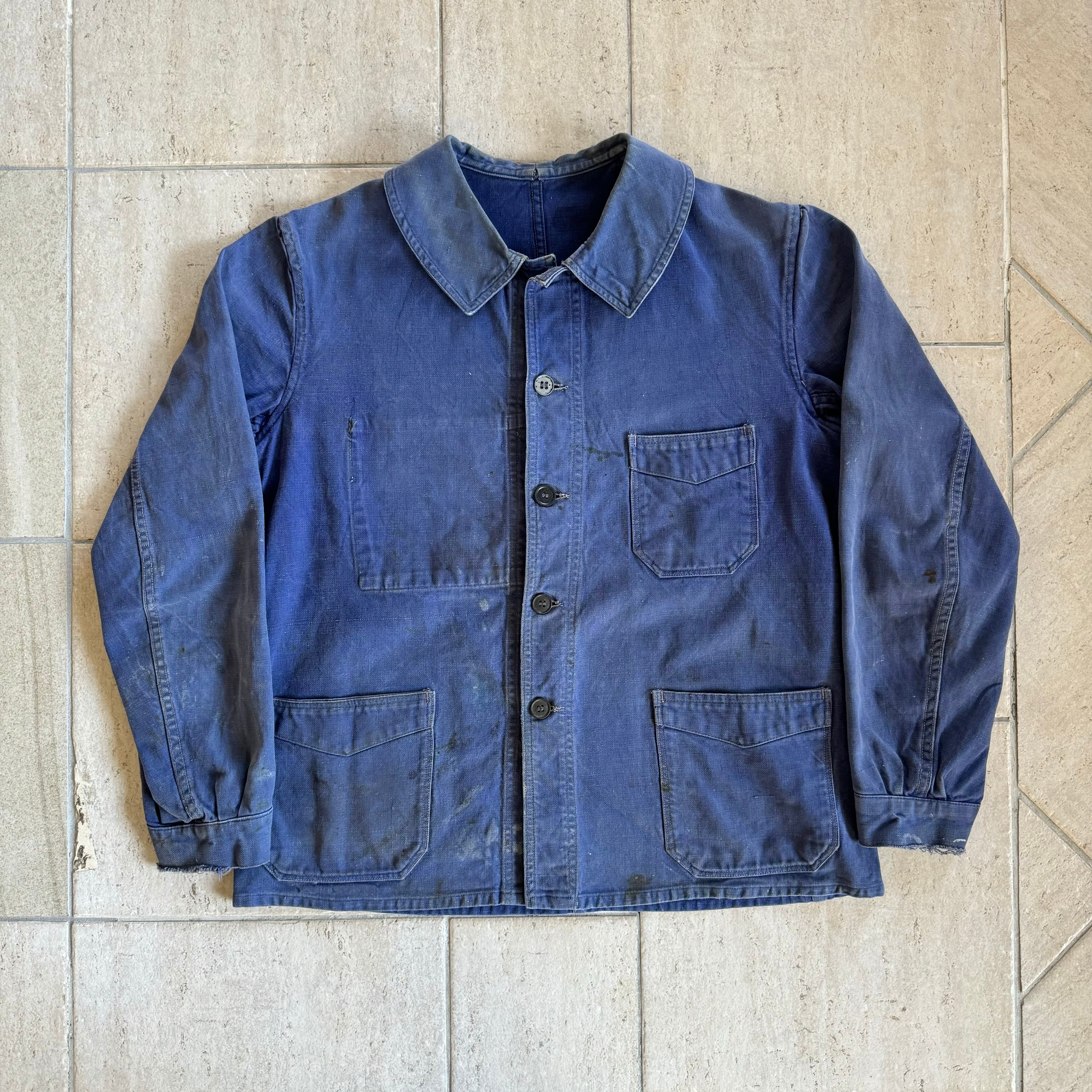 ジャケット・アウター euro vintage cotton twill work jacket euro vintage cotton twill work jacket