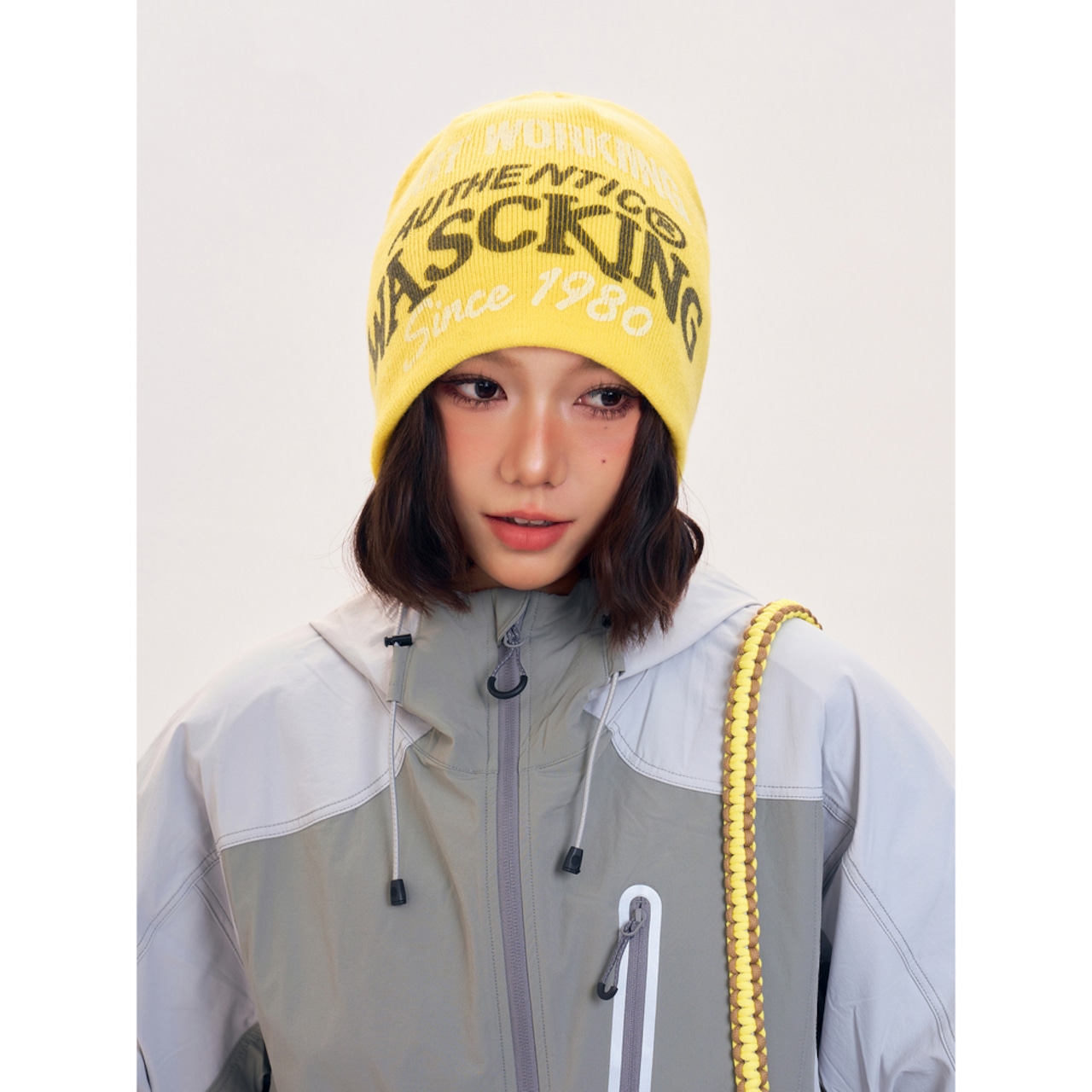 4色レタープリント ビーニー G187