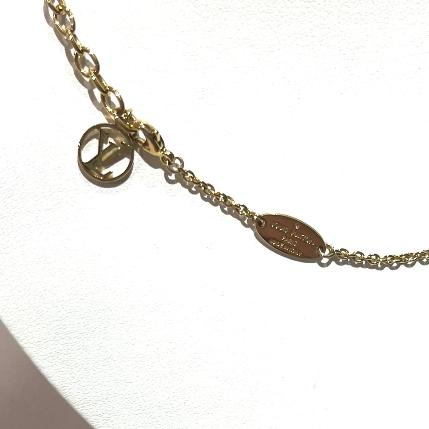 LOUIS VUITTON】モノグラム フラワー＆LVロゴ ネックレス M68125／4