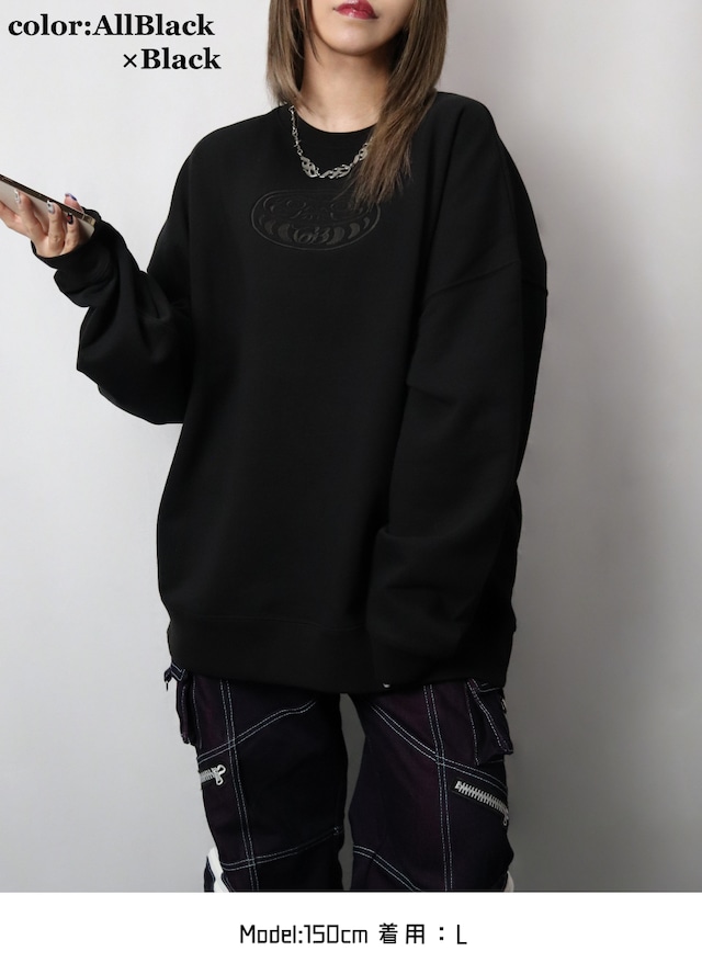 Daruma Crew Neck Sweat (ダルマ クルー ネック スウェット)【AllGray×Gray】